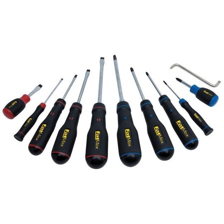 STANLEY FatMax 11 pc Screwdriver and Bit Set Assorted in 62-502